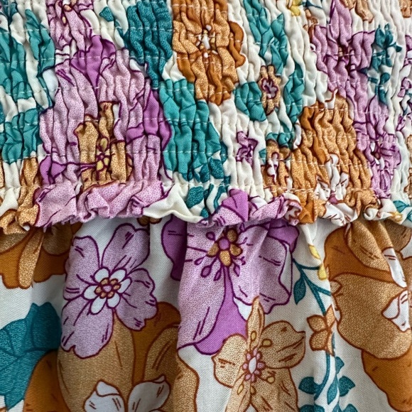 Jaase Endless Summer Bohemian Floral Blouse. L. - Picture 4 of 7